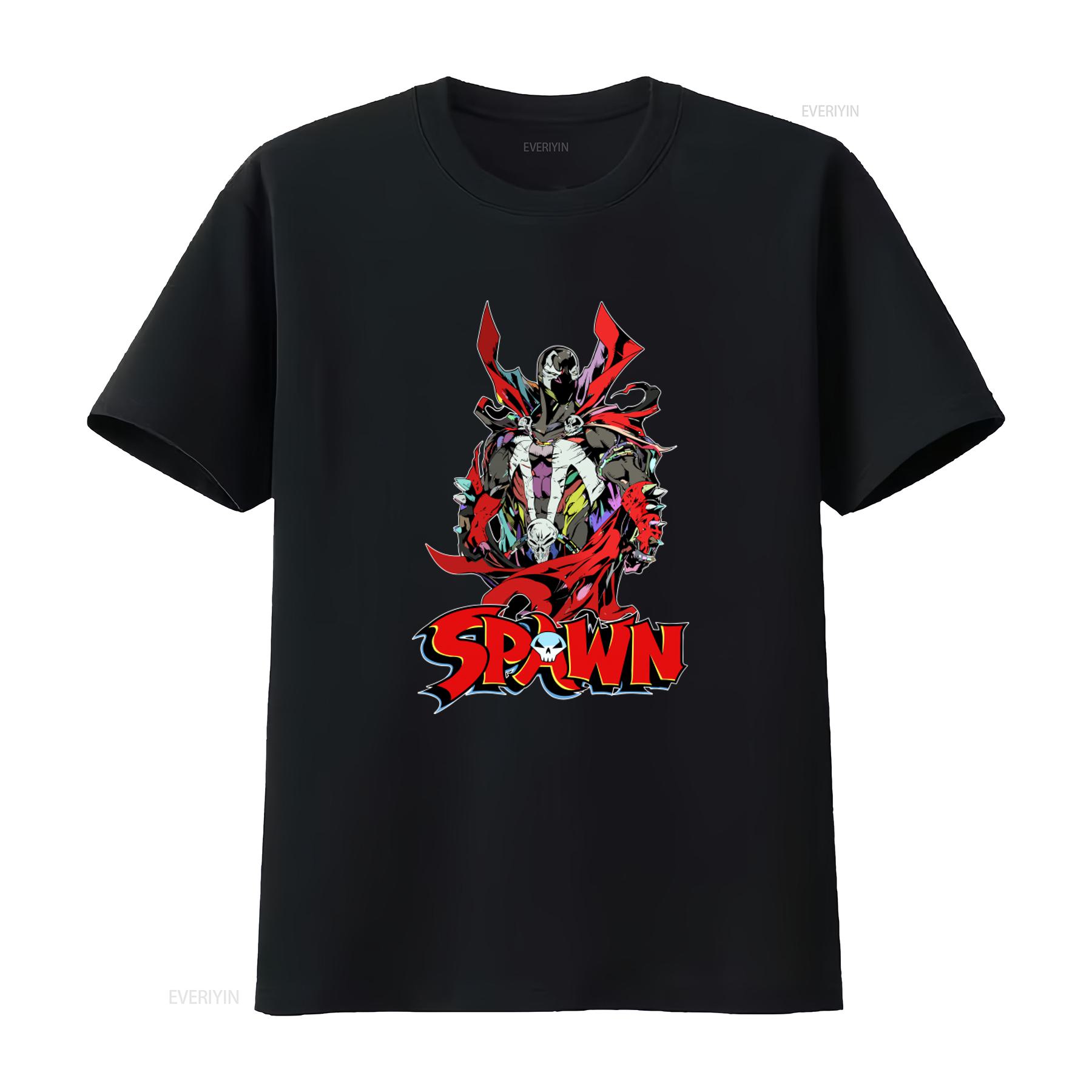 

Spawn T Shirt for Novelty Event vintage Washed Stretched designer clothes Slightly Comfortable streetwear Casual Soft Unisex 4XL