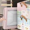 New Cute Cartoon Printed Clothes Storage Box Portable Multi-function Closet Organizer Bag Foldable Wardrobe Organizer Household