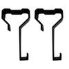 No-Drill Window Hook Set for Trailer Window Edges, 2-Piece Clip-On Hanger for Towels, Clothing, and Daily Home Use