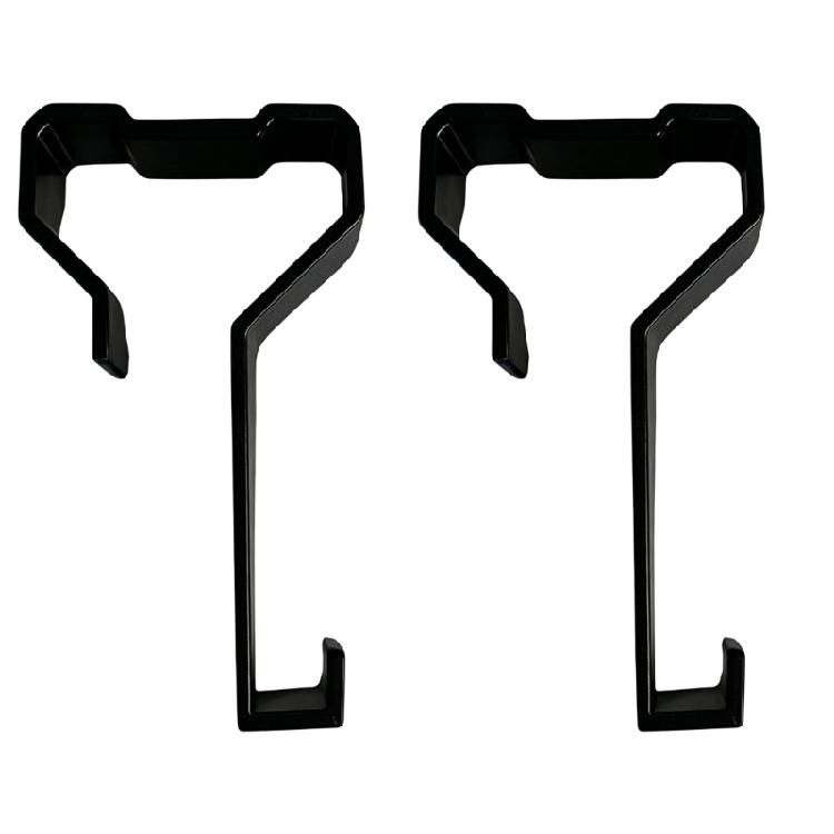 No-Drill Window Hook Set for Trailer Window Edges, 2-Piece Clip-On Hanger for Towels, Clothing, and Daily Home Use