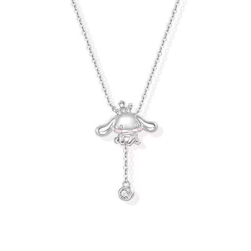 

Мультфильм Yugui Собака Кисточка Ожерелье Модный Роскошный Стиль Ins Clampsbon Ожерелье Регулируемые Подарки для Подруг