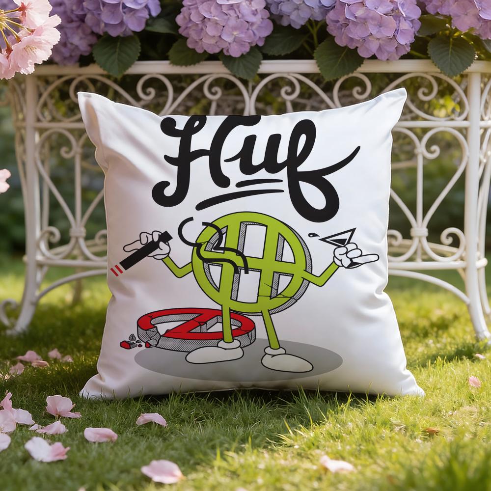 Brand H-Huf Fashion Cushion Cover Home & Car Dual-Scene Pillow Cover: Reversible for Premium Comfort