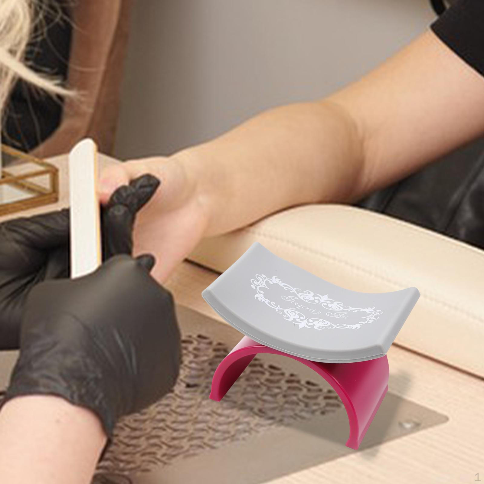 

Эргономичная подставка для ногтей для маникюрных столов красный