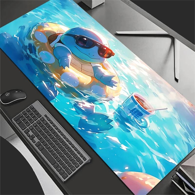 90x40cm Mouse Pad Gamer Large Xxl Computer Notebook Pc Mousepad Carpet Gaming Accessories P-Pokemons G-Gengar Keyboard Desk Mat