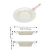 Aluminum Zinc Zinc Alloy Nonstick Pan Ceramic Coating Grill Pan Universal Skillet  Breakfast
