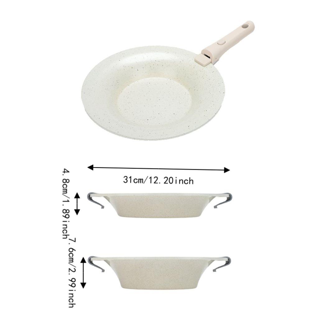 Aluminum Zinc Zinc Alloy Nonstick Pan Ceramic Coating Grill Pan Universal Skillet Breakfast