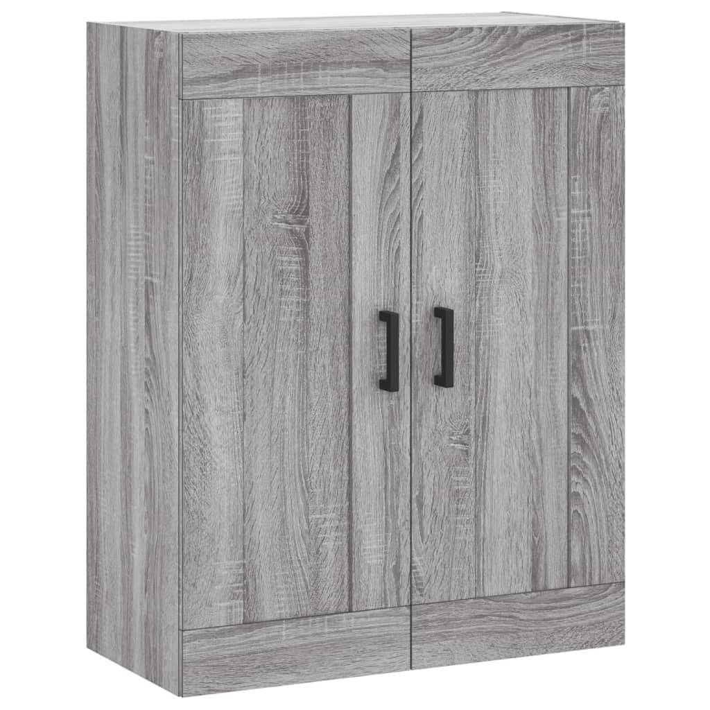 Highboard Grey Sonoma 69.5 X 34 X 180 Cm Particleboard