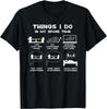 Things I Do In My Spare Time Woodturner Lathe Woodturning Gift Unisex T-Shirt