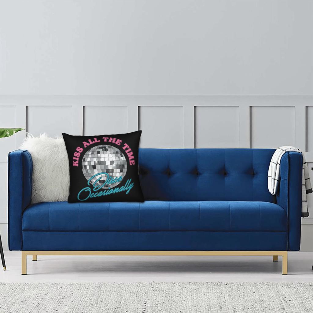 Harrys Styles Kiss All The Time Disco Occasionally Pillowcase Printed Cushion Cover Gift Throw Pillow Case Cover Home Zippered