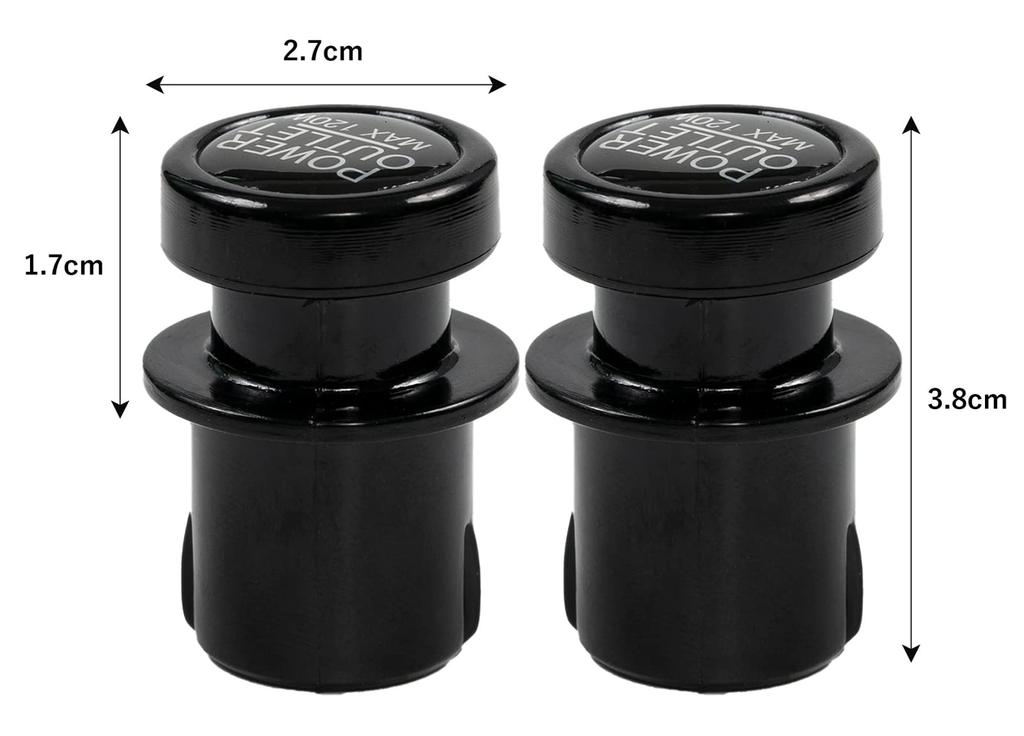 Audiophan Cigarette Lighter Socket Cover Cap for Car Power Outlet Waterproof Dustproof Plug Prevent