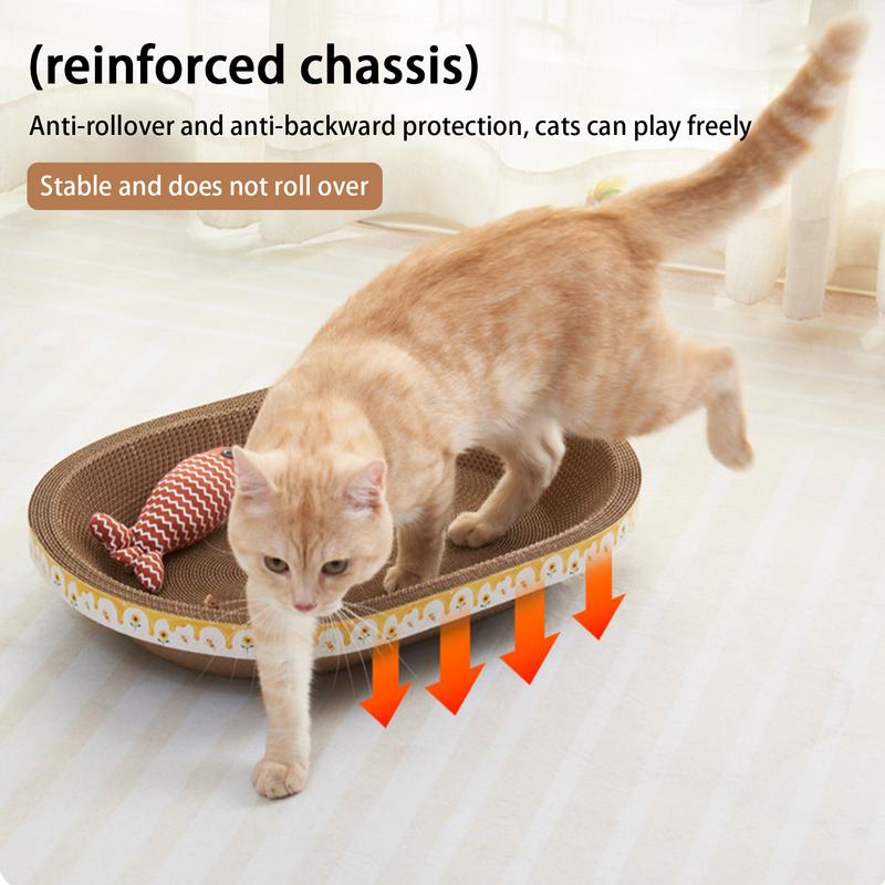 Round Cat Scratcher Cat Cardboard Scratch Mat Pad Bowl Thick Lounge Bed Sofa For Cats Kittens Cat Scratcher Bowls Furniture