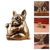 Dog Figurine With Heart Charm Handcrafted Decoration
