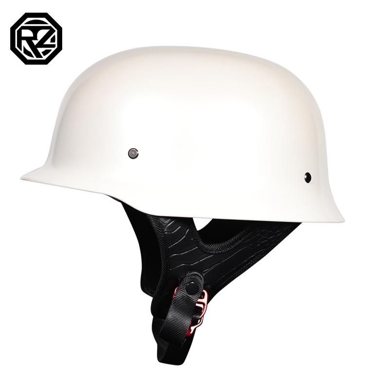 World War II German Style Motorcycle Helmet Capacetes Open Face Retro Cascos Para Moto