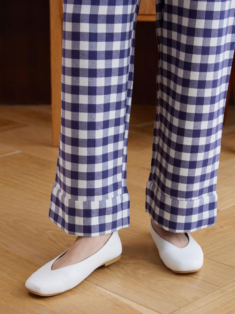 Gelato Pique Check Long Pants PWFP245286PNKF
