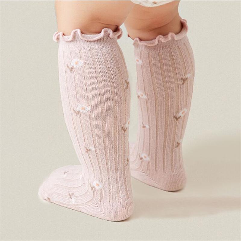 Lawadka Newborn Baby Girls Socks Spring Autumn Fashion Cotton Print Children's Socks for Girls Beauty Toddler Sock 12M 24M 3T 5T