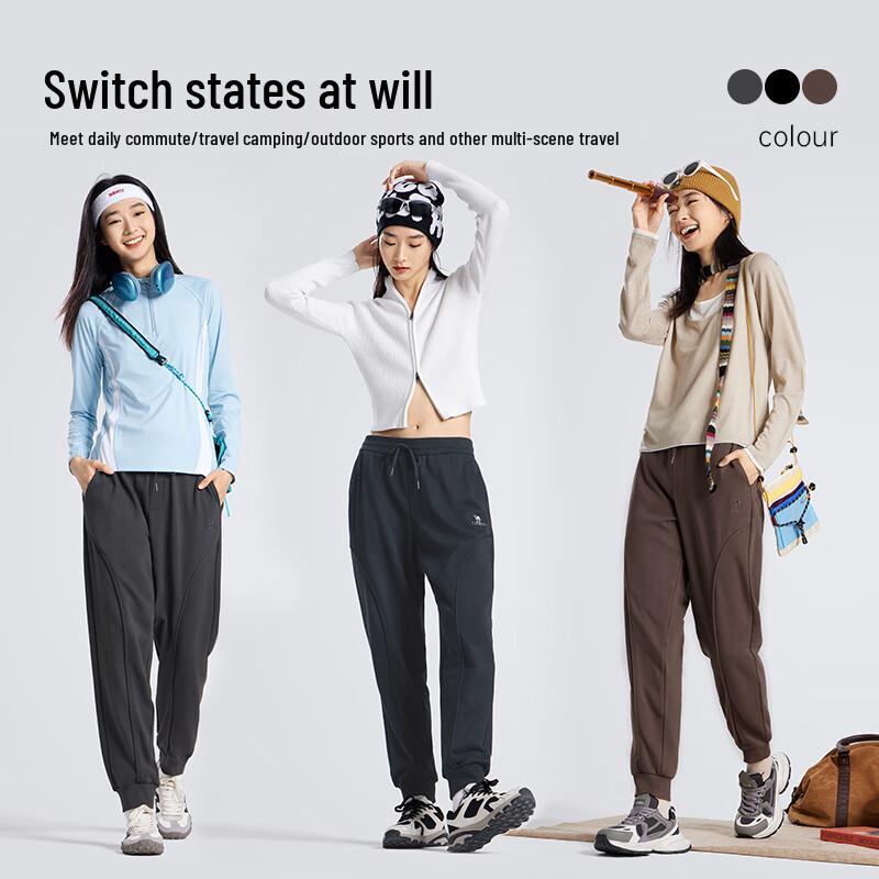 Camel Unisex Loose-Fit Cotton Blend Jogger Pants