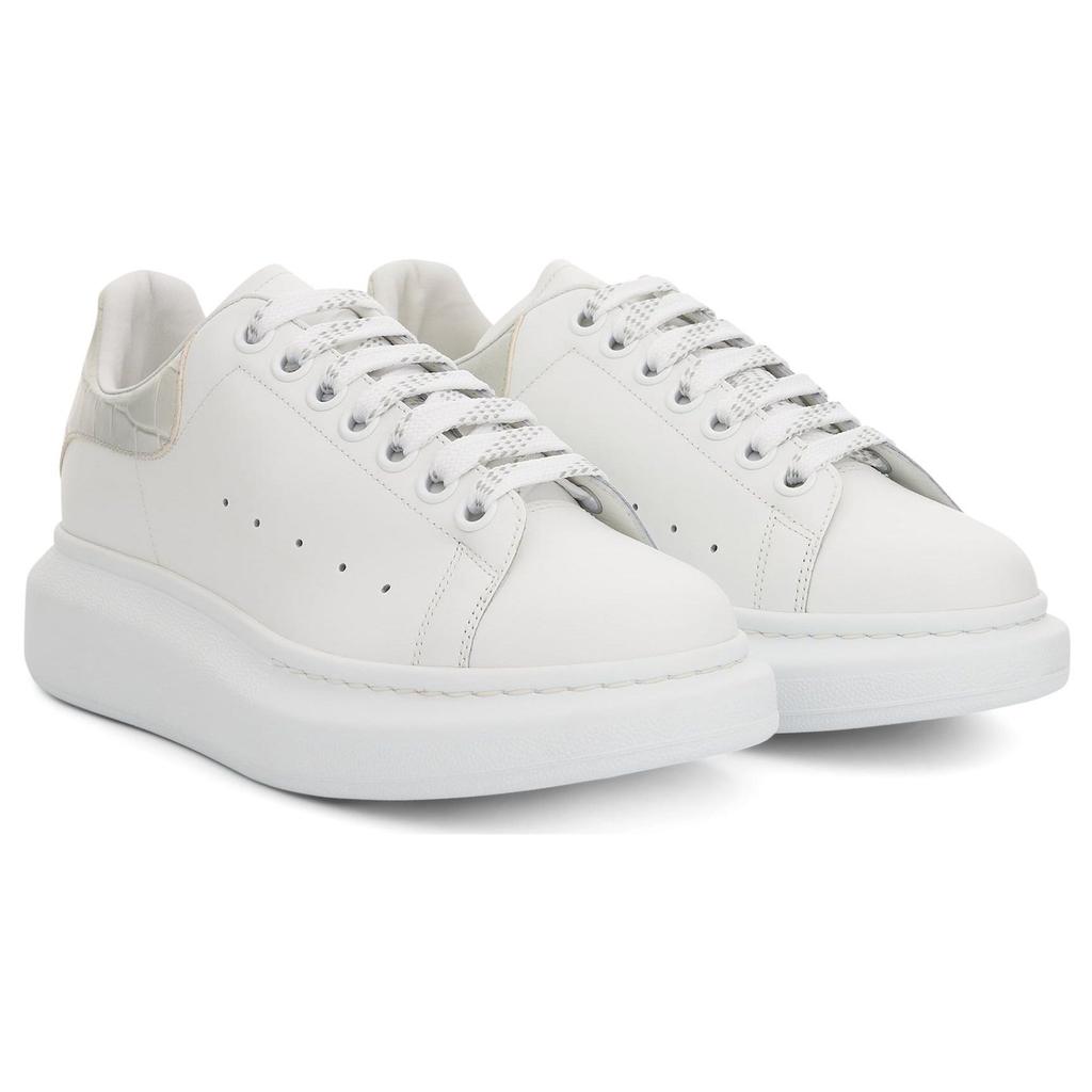 Alexander Mcqueen Oversized White Croc Women's 718233WICG68959