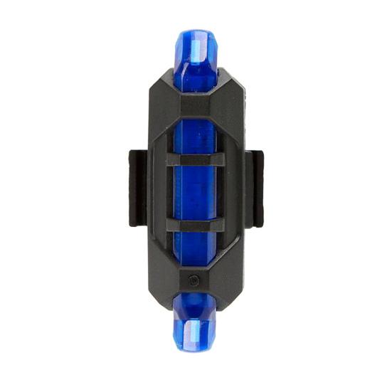 

1 комплект заднего фонаря для езды, высокая яркость, водонепроницаемый, безопасность, светодиодный предупреждающий свет высокой яркости, велосипедные принадлежности синий