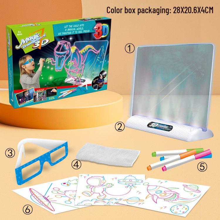 

3D Креативная детская доска для рисования и каракулей