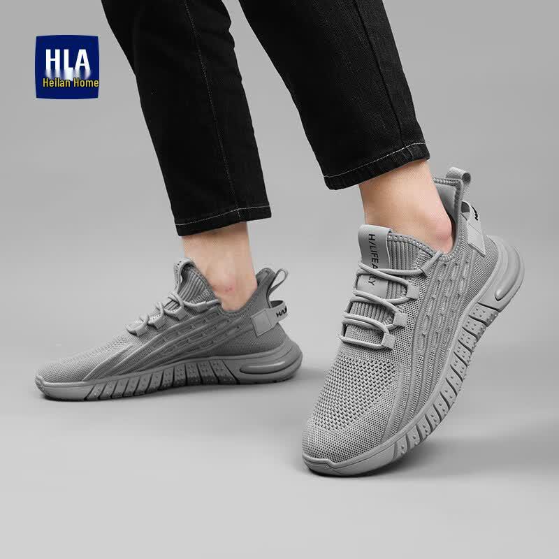 HLA Men s Breathable Mesh Running & Casual Shoes 39