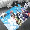 Ich wurde als Schleim wiedergeboren Anime Bodenteppich Nordischer Stil Heim Fußmatte Badezimmer-WC Matten Schlafzimmer Hotel Dekor Matte