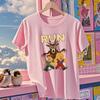 Christmas Run 99 Nights Graphic T-Shirt Cotton Spooky Gamer Deer in The Forest Gaming Meme Gifts for Men Women Clothing