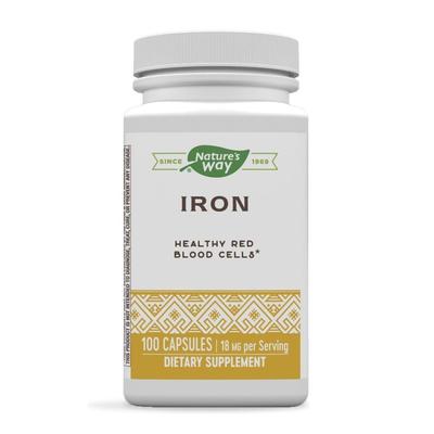 Iron 18 Mg, 100 Capsules