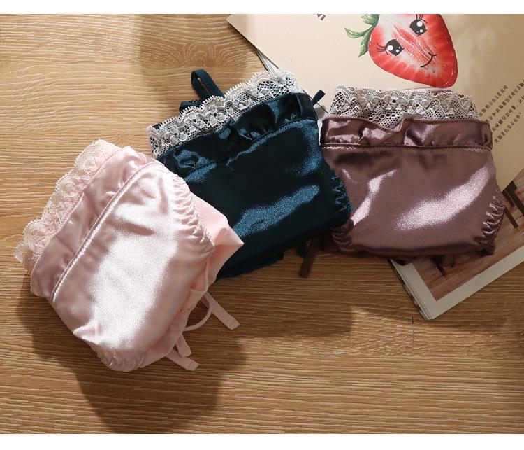 2022 New Plus Size Lace-Up Low-Waist Sexy Panties - Cute Bandage Triangle Style for Women & Teens