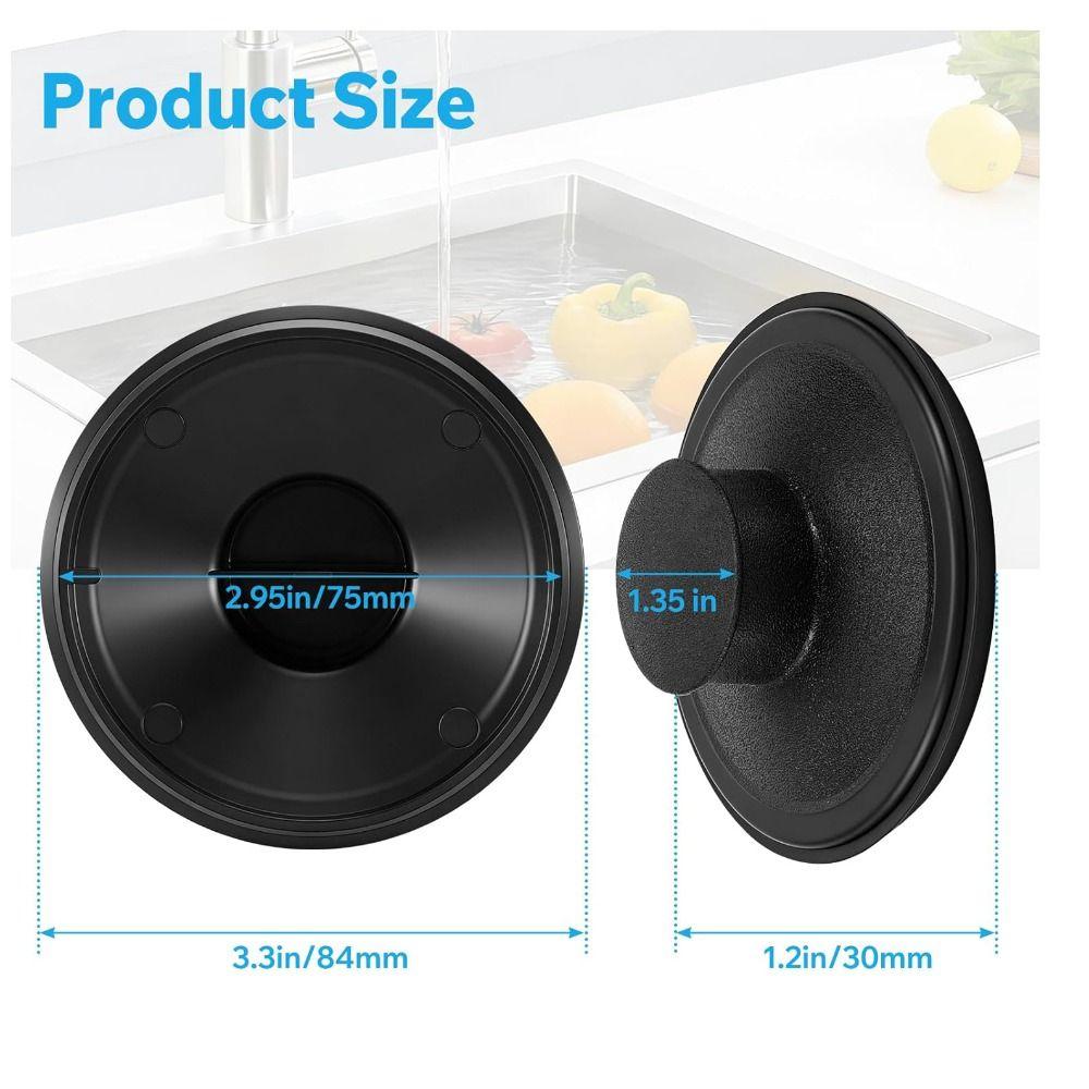 Anti-Odor Garbage Disposal Stopper Durable Universal Kitchen Sink Stopper Rust-Resistant for Insinkerator/Waste King