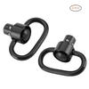 2 Pcs Push Button Quick Detach Release Button Strap Ring Holder QD Sling Swivel Scope Mount Ring