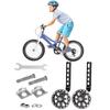 1Pair 12-20 Inch Professional Training Wheels Heavy Duty Wear Resistant Auxiliary Bike Stabiliser