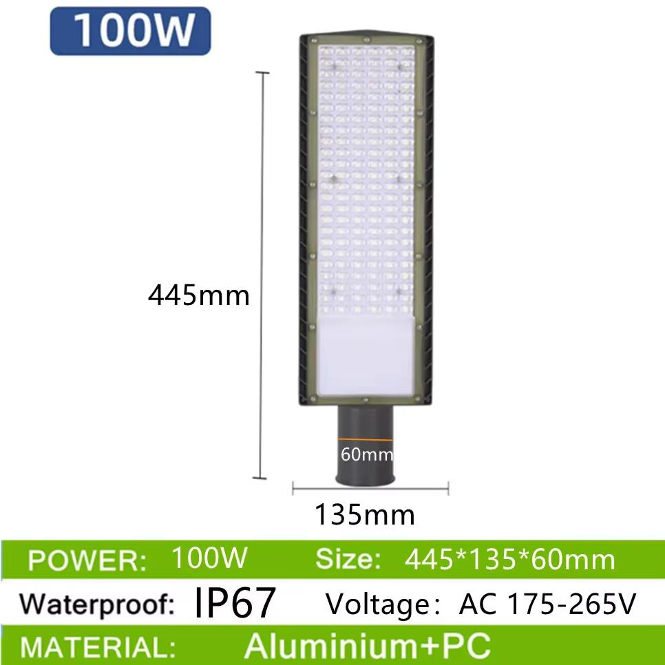LED AC175-265V High Quality Alumium Outdoor Street Light 6000K Wall Lighting Street Garden Wall Lights IP67 Waterproof 50W 100W 150W
