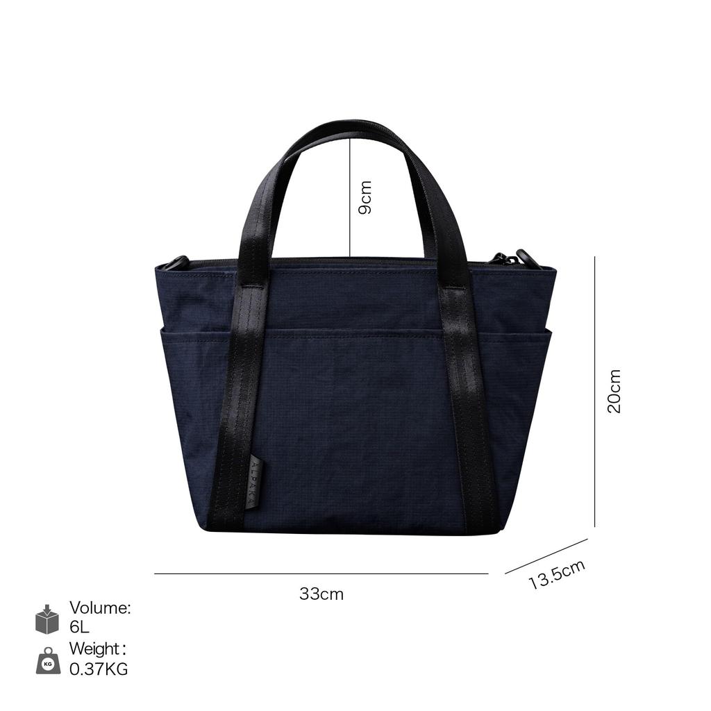 [ALPAKA] MINI TOTE - JAPAN EDITION Tote Bag, Mini Tote Bag, Shoulder Bag, Sling Bag, Handbag with Detachable Strap, Water-Repellent, Perfect for