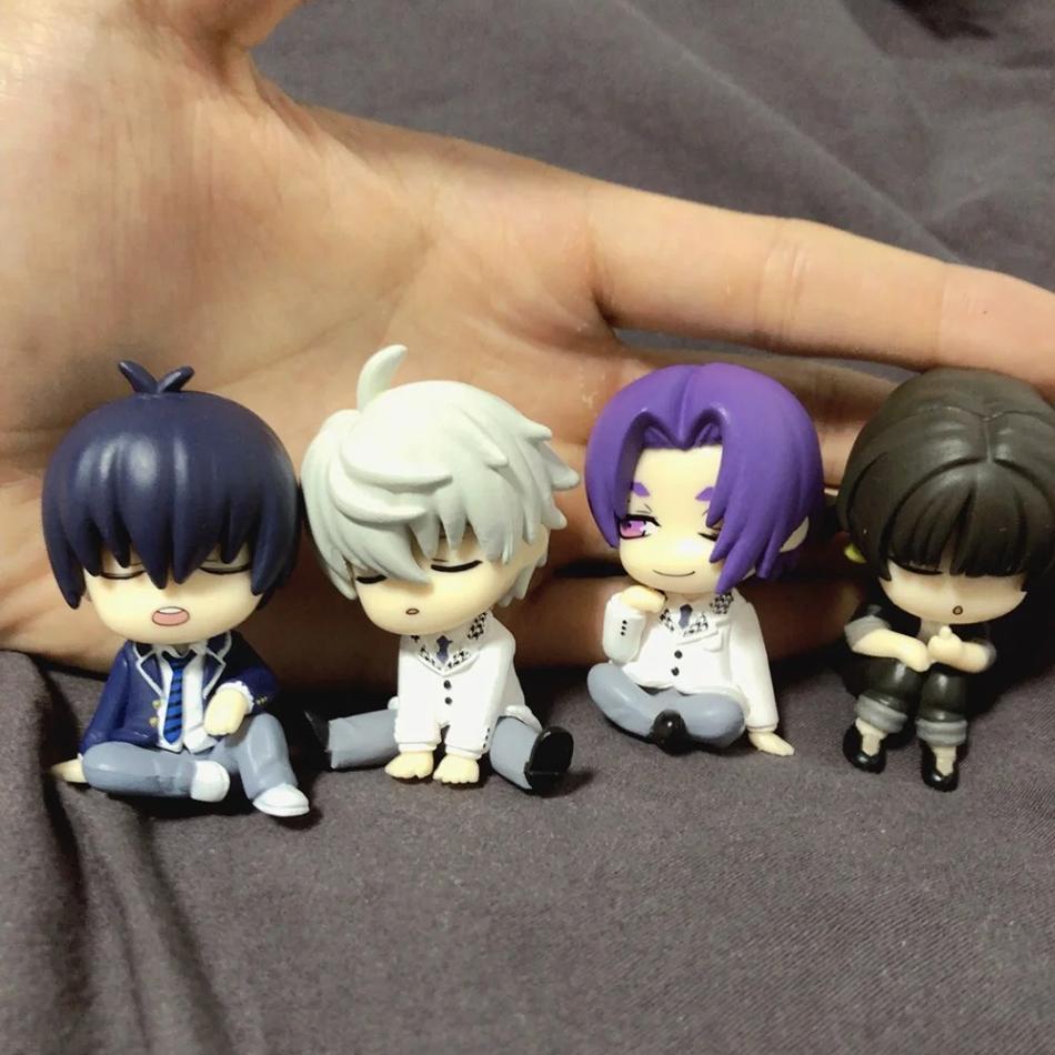 4pcs/set Chigiri Hyoma Figure Blue Lock Sleeping Figures Isagi Yoichi Dolls Nagi Seishiro Rin Itoshi Figurine PVC Collection Toy