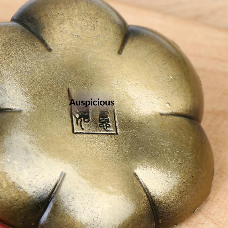 1Pcs Home Room Decoration Flower Shaped Metal Incense Burner Craft Ornament For Spa Yoga Meditation Accessories