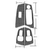 For BMW 5 Series G30 2018-2022 Accessories Carbon Fiber Interior Car Windows Lifting Button Control Panel Trim Cover Stickers