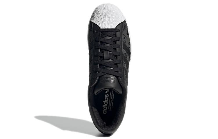 Adidas Superstar 'Monogram Logo - Black' GX8412