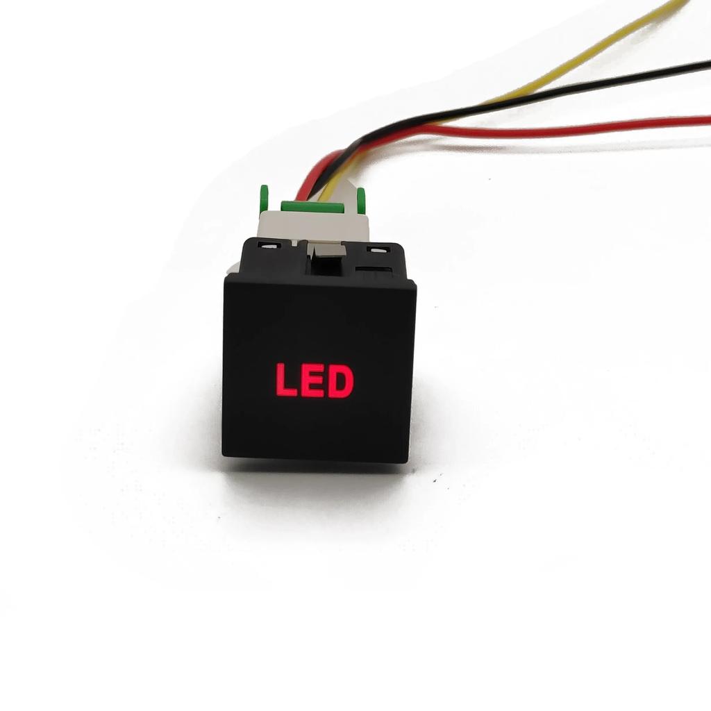 Car LED DRL Light Packing Radar Power On Off Camera Mirror heating Exhaust Switch Button For VW Golf 6 Jetta 5 MK5 EOS Scirocco