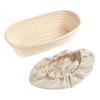 Dough Baking Bowl Oval Bread Proofing Bread Proofing Basket Handmade Rattan Basket And Liners For Home Kitchen Baking