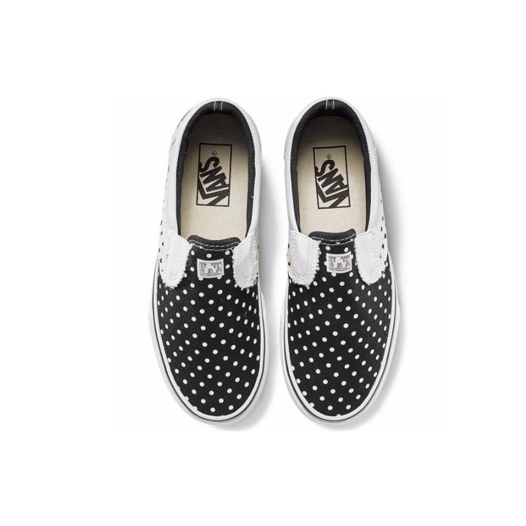 Vans Classic Slip On 'Black White Sail' Women's VN0A38F7VMD