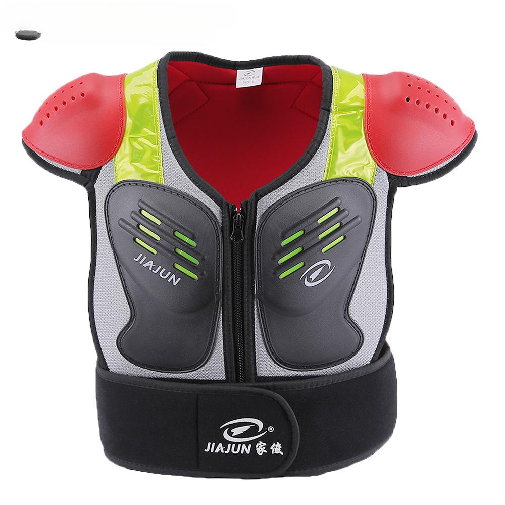 

Детская броня для катания, защита груди, защита спины, мотоциклетная защитная экипировка, скутер, баланс-кар, защитная экипировка L красный