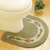Tappetino Deluxe per Pavimento del Bagno Stile Moderno di Lusso Leggero Peluche Tappetino a U per WC Assorbente Antiscivolo Lavabile in Lavatrice 1 pz