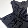 2022 European & American Style Sexy Long-Sleeve Drawstring Hollow Slim Dress