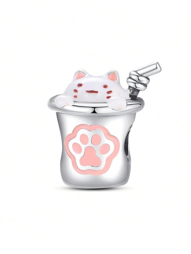 Copper Plated Original Charms Delicious Donut Cupcakes Beads Fit Bracelet Women'S Jewelry Gift