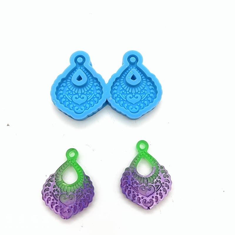 7Pieces Earring Resin Molds Silicone Earring Molds for Jewelry Making Silicone Molds for Resin DIY Fashion Earring