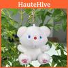 Adorable Bunny Plush And Bear Keychain Pendant With Soft Short Fur For Cute Accessories