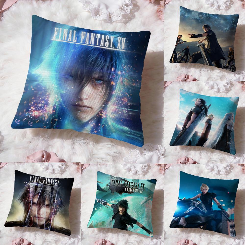 Game F-Final Fantasy VIIS Cushion Cover Premium Comfort Reversible Pillow Cove -Two in One Design for Any Room & Car Interior