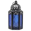 Small Black Metal Decorative Moroccan Lantern Candle Holder Lamp - Indoor/Outdoor, Home Decor, Patio, Weddings, Christma