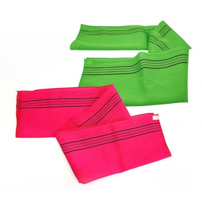 

Domestically produced 100cm long tweezers Domestically produced back washcloth (pink)