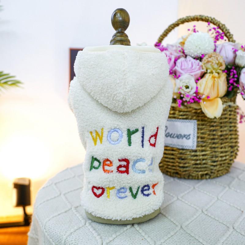 Pet Warm Fleece Dog Cat Hoodie Sweater Winter Coat Small Medium Large Dogs Cats Comfortable Casual Outfit
